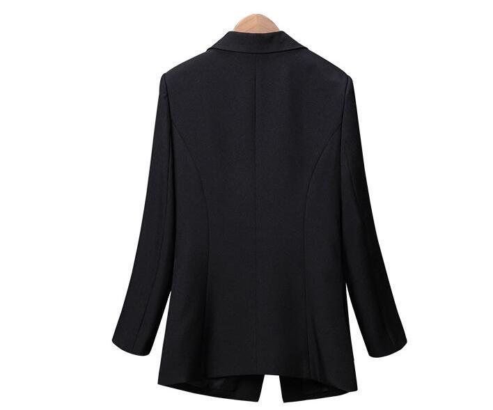 Fashion Women's Simple Solid Color Suit Jacket