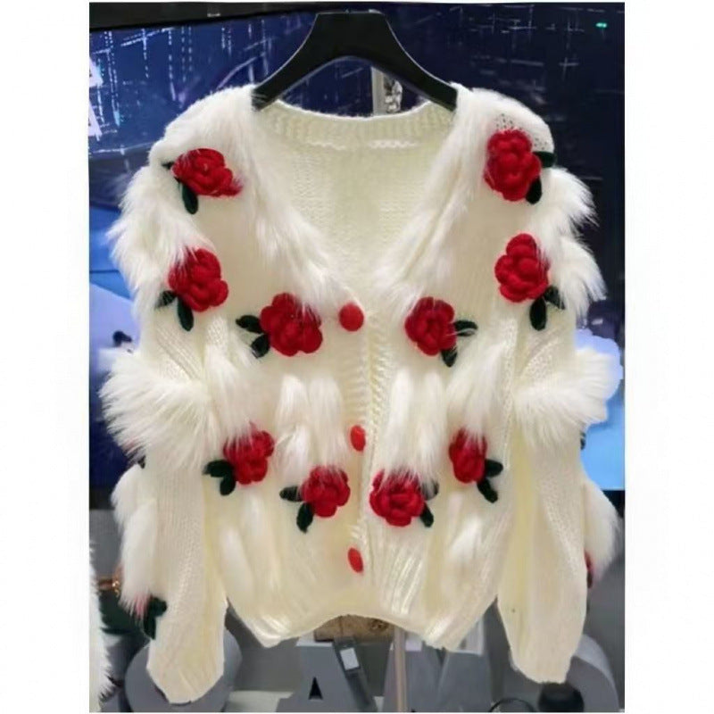 Gentle Soft Glutinous High-grade Sweater Embroidery