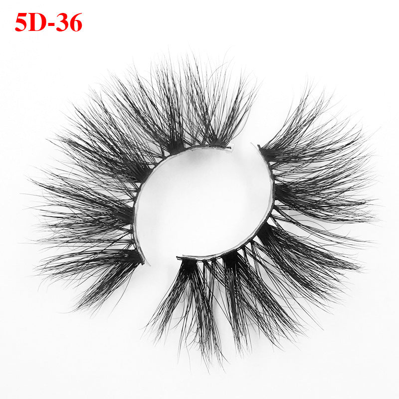 Mink False Eyelashes Lengthened 5D Exaggeration