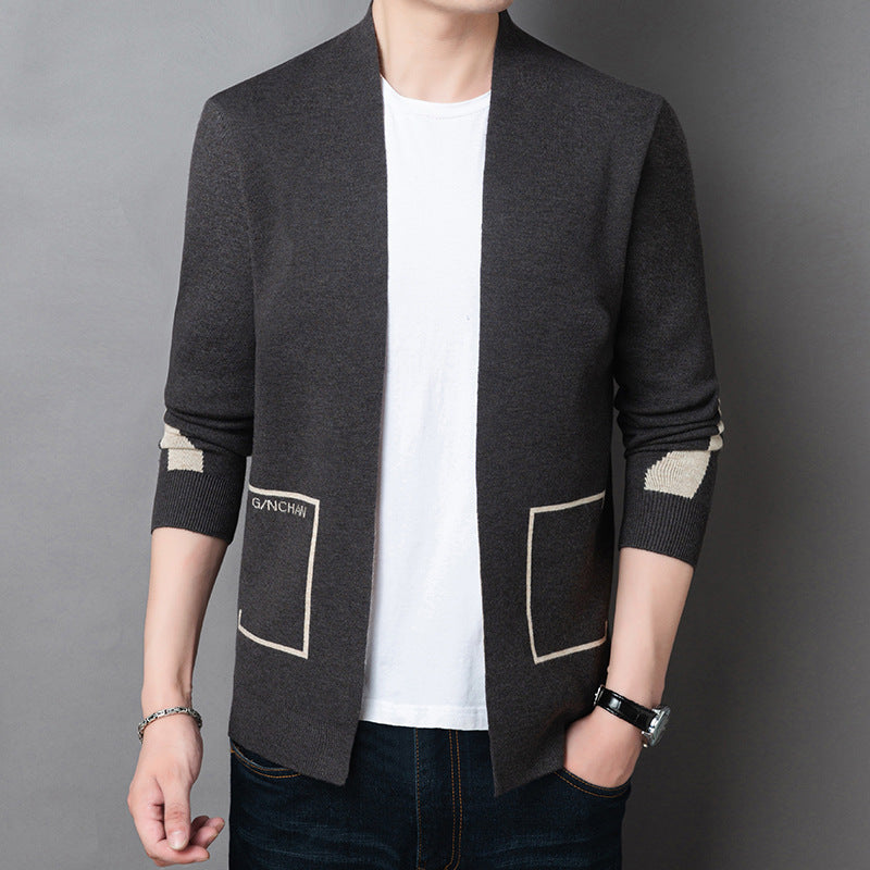 Men's Casual Thin Outer Wear Cardigan Loose