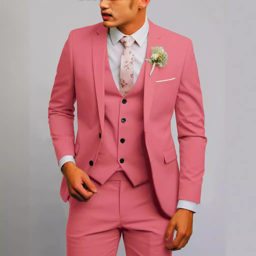 Men's Two Button Casual Versatile Suit Set