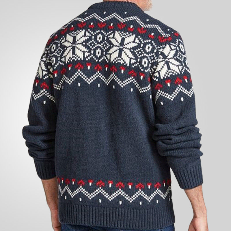 Round Neck Pullover For Men Outwear