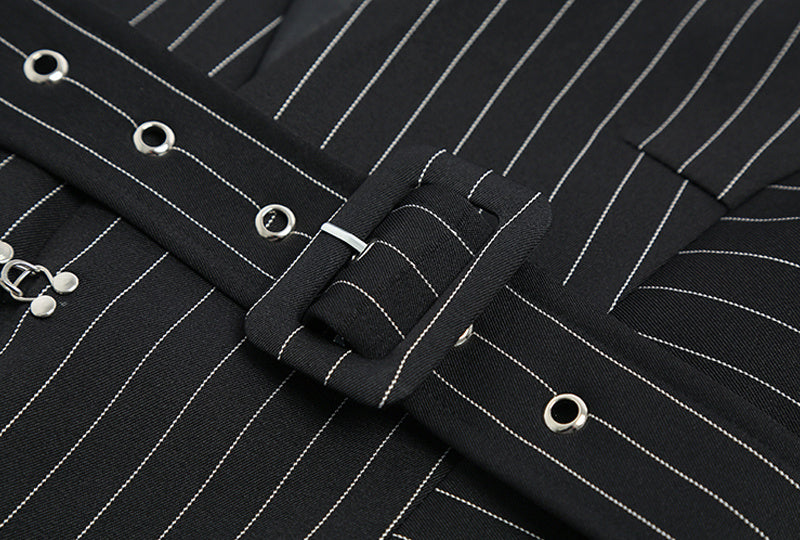 Striped Women's Suit Coat