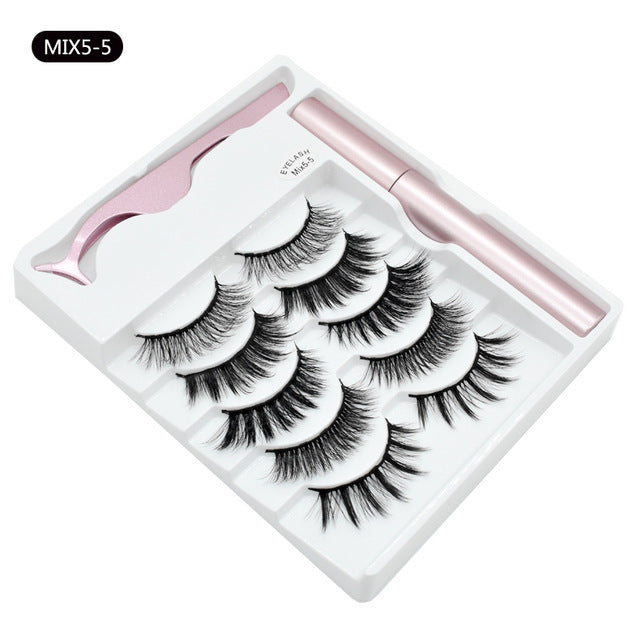 Magnetic eyeliner false eyelashes