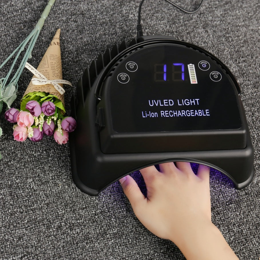 Wireless Charging LED Nail Lamp With Lithium Battery