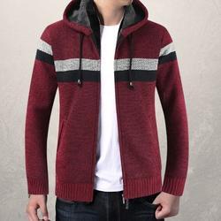 Thickened men's sweater and cardigan