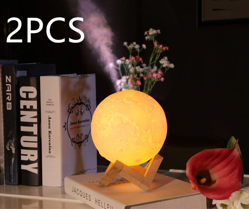 Creative night light moon light air humidifier