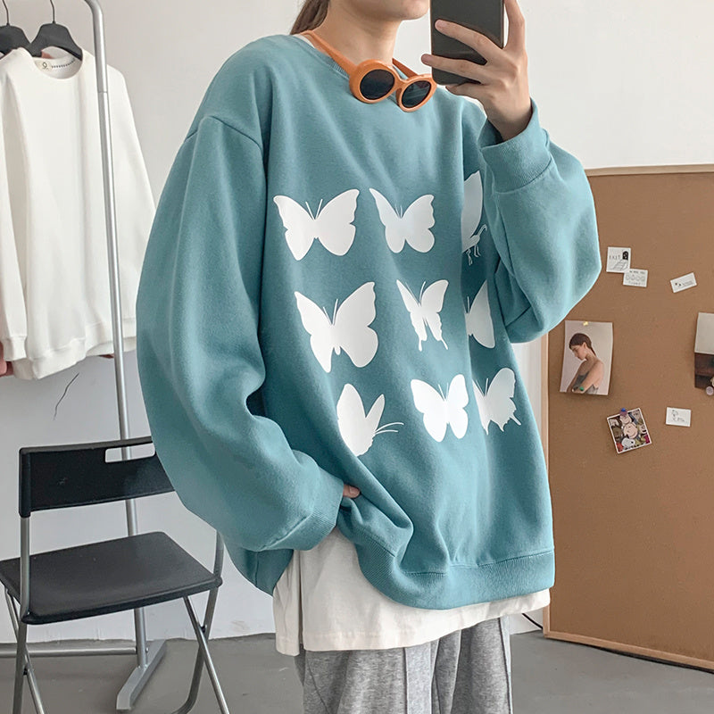 Harajuku Plus Size Sweater Women