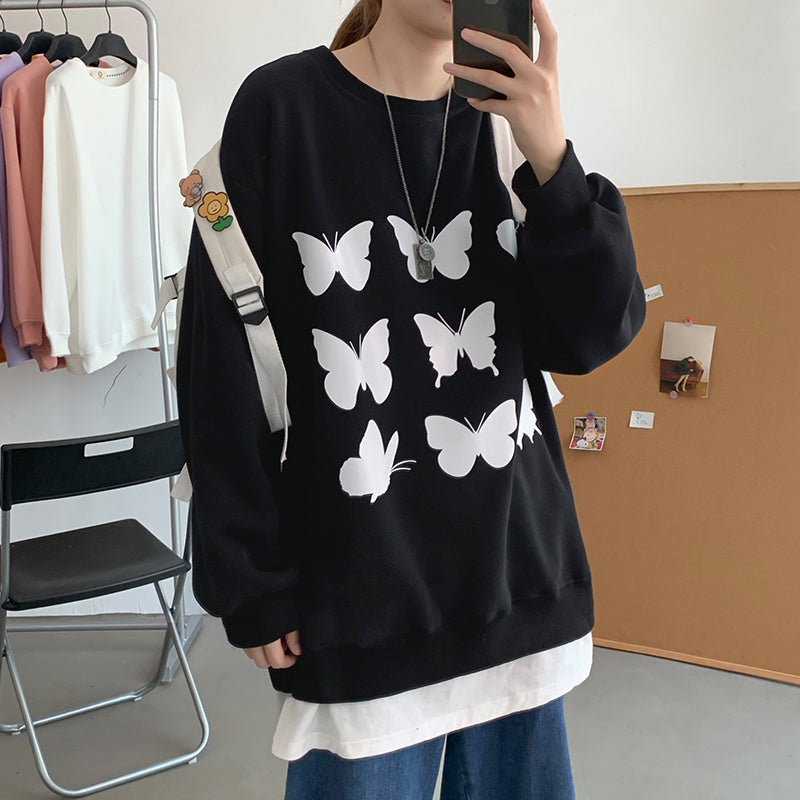 Harajuku Plus Size Sweater Women