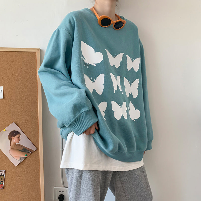 Harajuku Plus Size Sweater Women