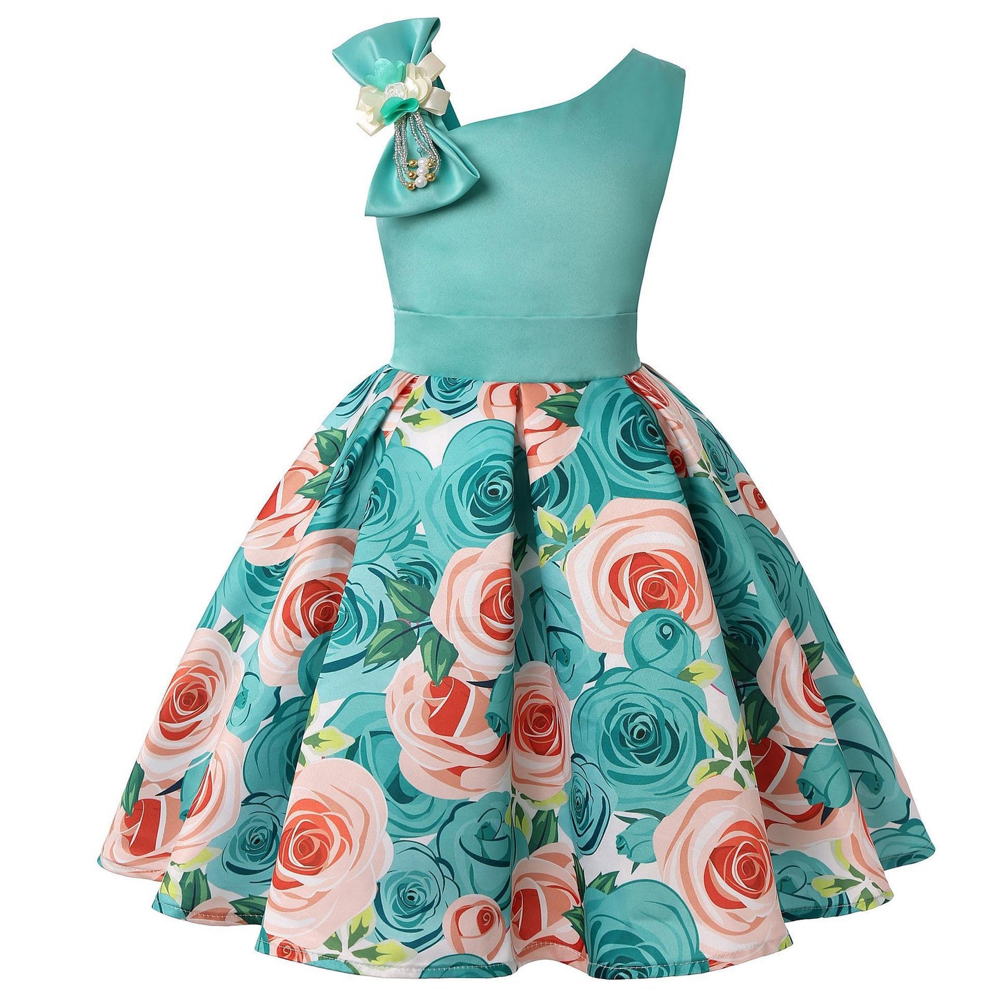 Girls' Princess Dresses Digital Print design