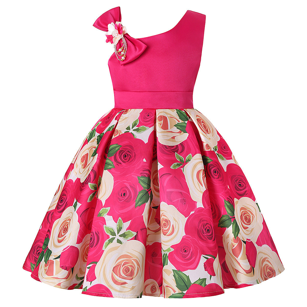 Girls' Princess Dresses Digital Print design