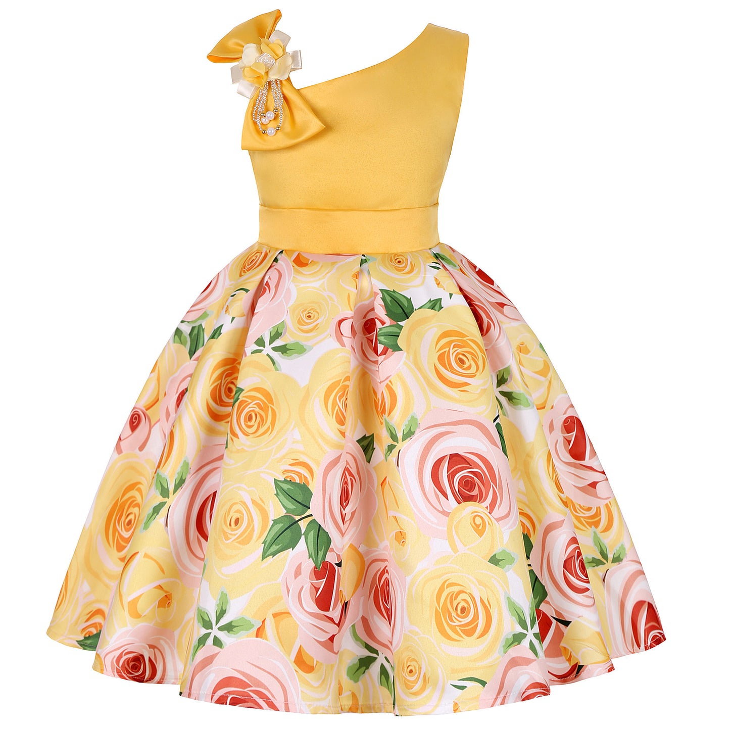 Girls' Princess Dresses Digital Print design