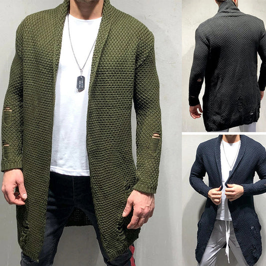 Autumn And Winter  Cardigan  Sweater For Men