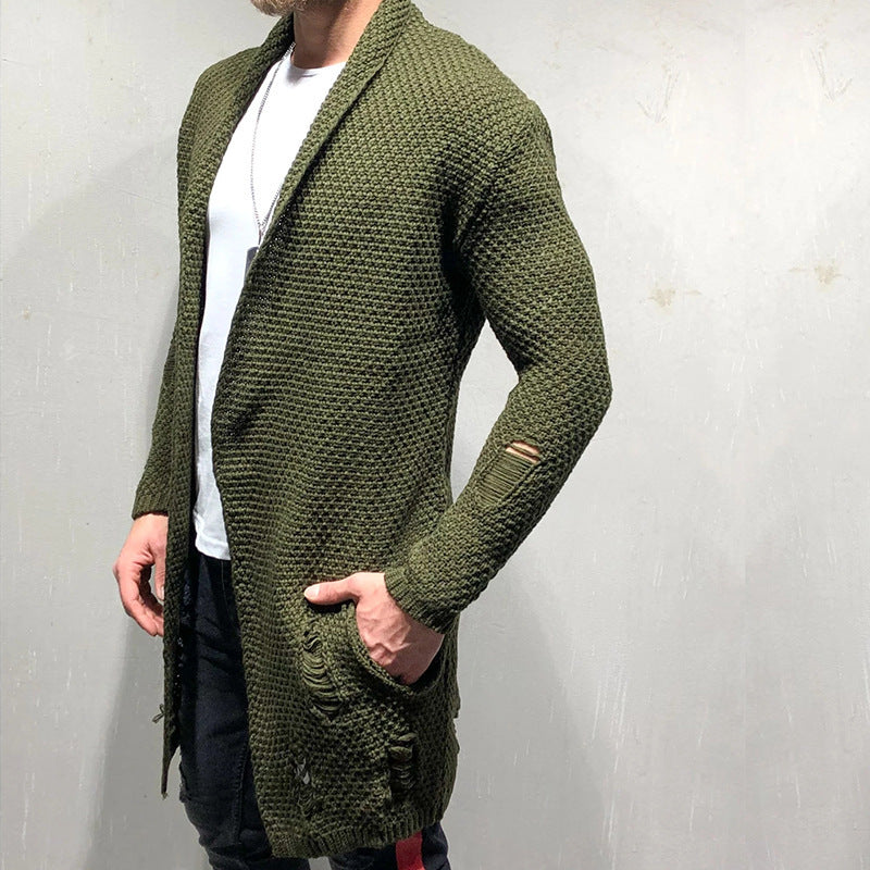 Autumn And Winter  Cardigan  Sweater For Men