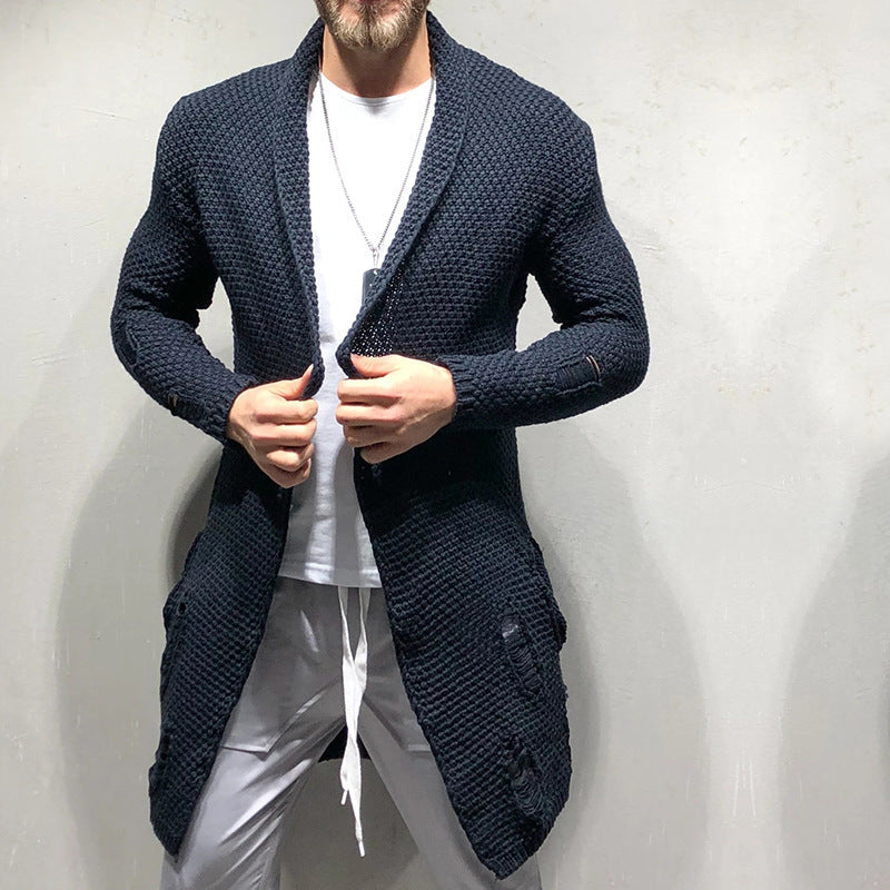 Autumn And Winter  Cardigan  Sweater For Men