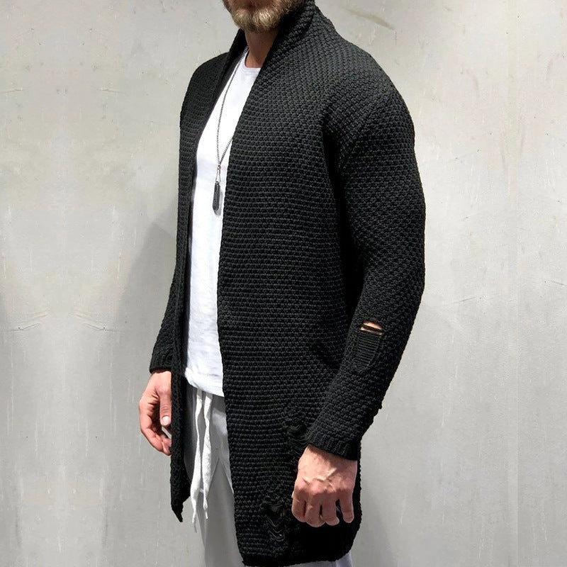 Autumn And Winter  Cardigan  Sweater For Men