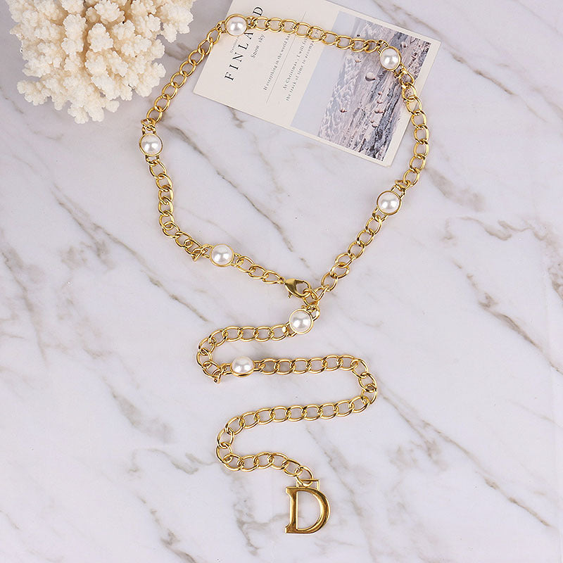 Fashionable Wild Light Luxury Metal Chain