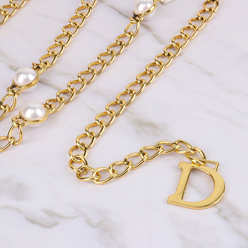 Fashionable Wild Light Luxury Metal Chain