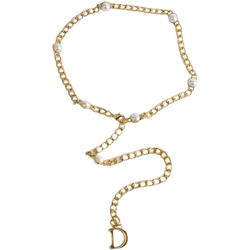 Fashionable Wild Light Luxury Metal Chain