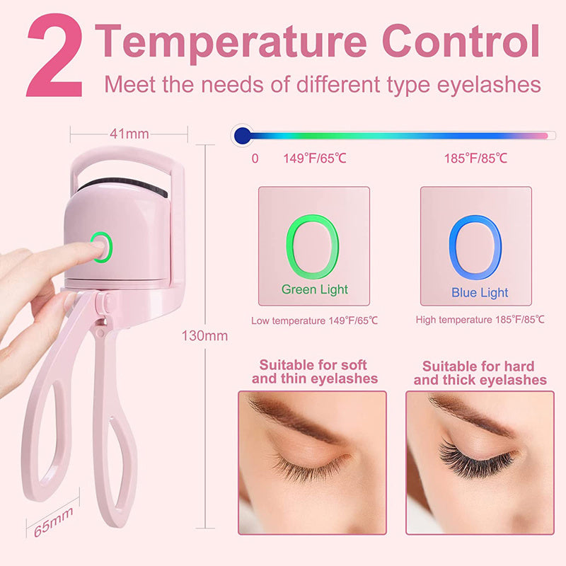 Eyelash Curler Portable Electric Heated Comb