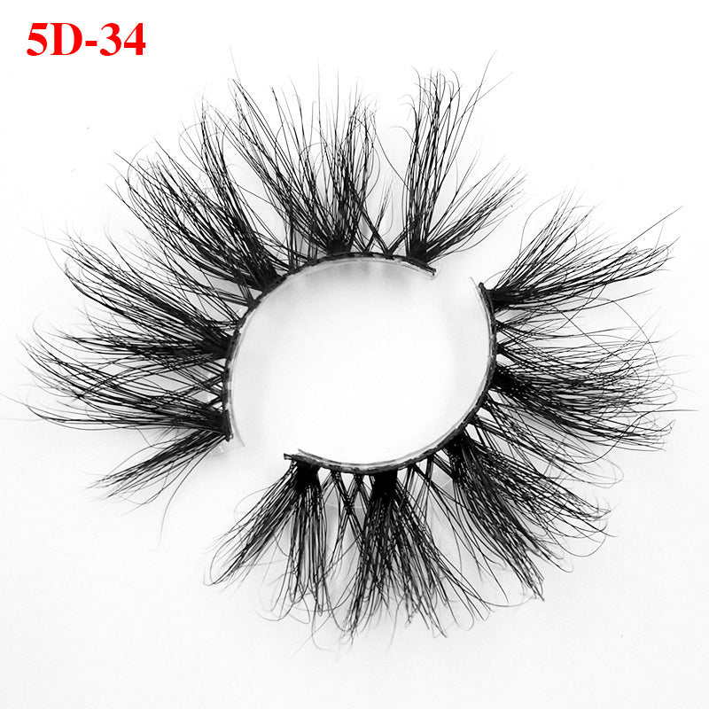 Mink False Eyelashes Lengthened 5D Exaggeration