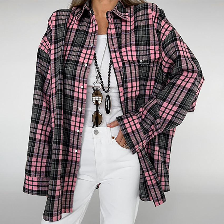 Plaid Simple Women's Shirt