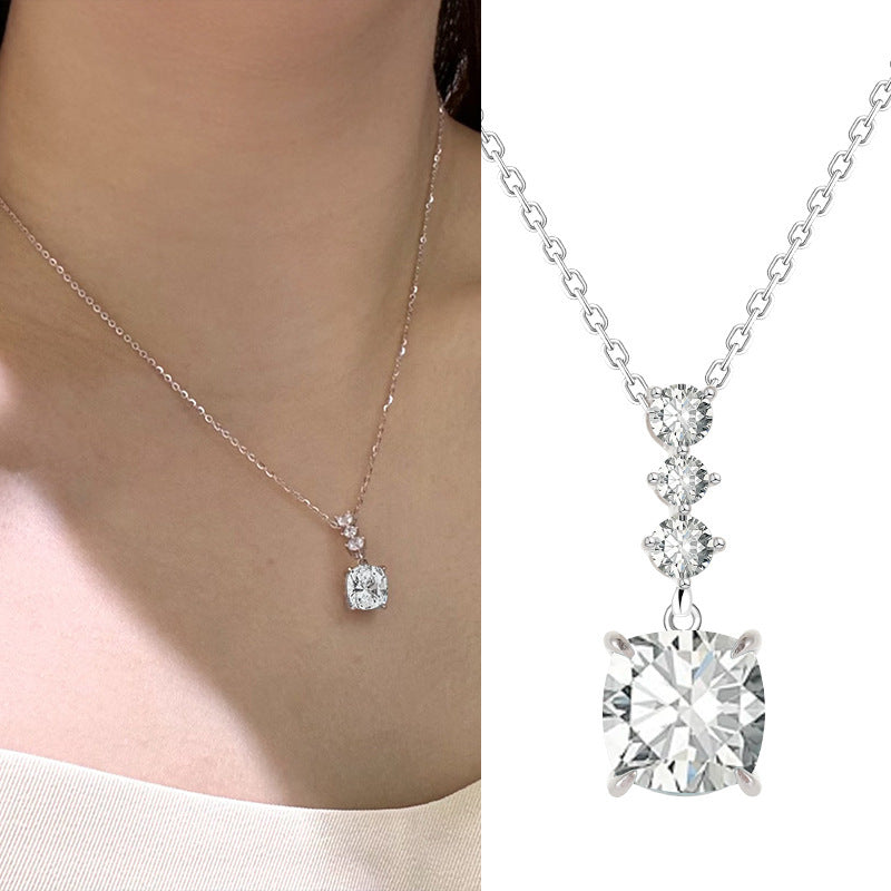 S925 Silver Zircon Necklace