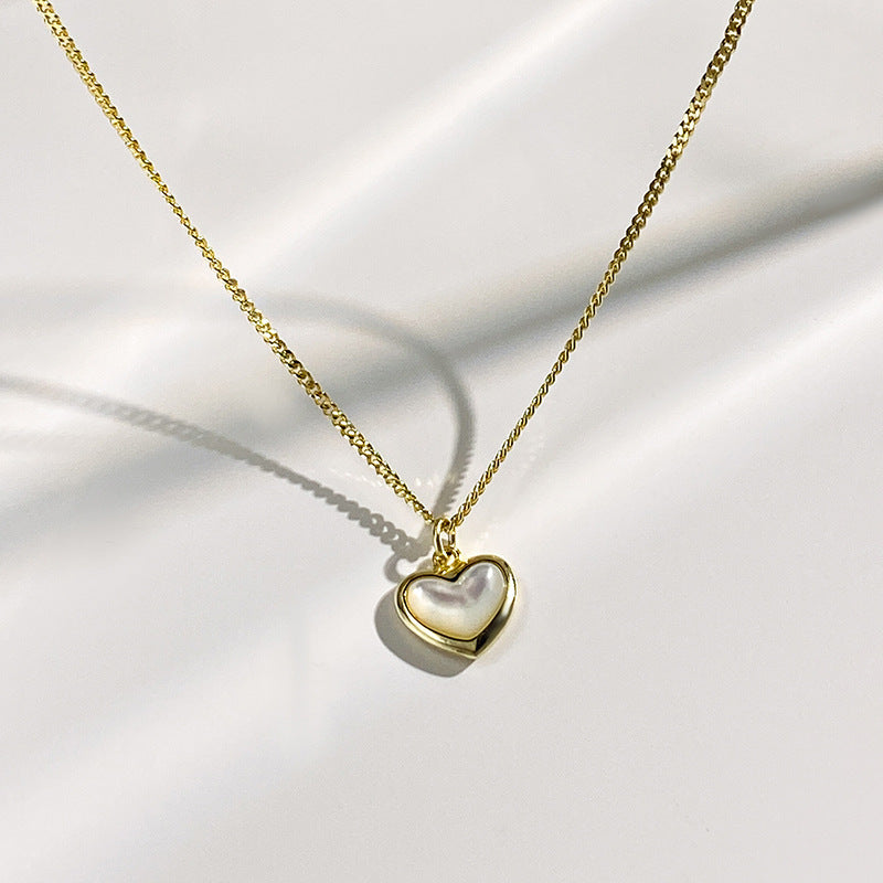 Love Fritillary Necklace Female Niche Sterling Silver