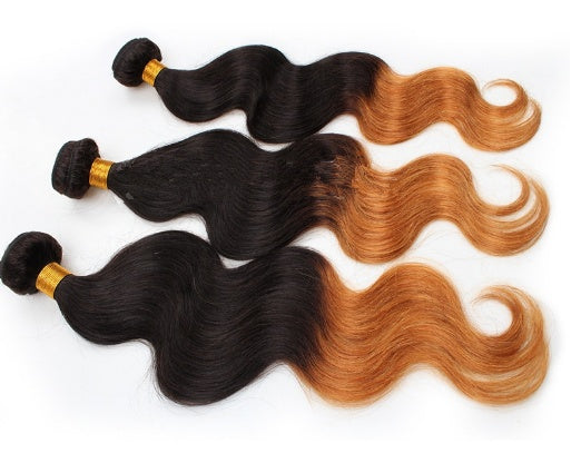 100% Human Hair  Bundle Ombre