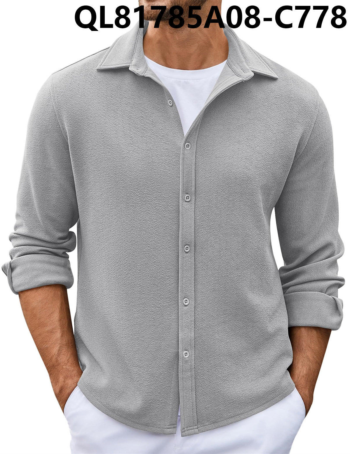 Men's Loose Trendy Short-sleeved Lapel Shirt