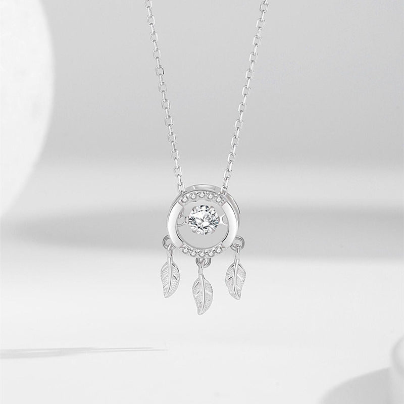 S925 Sterling Silver Smart Dreamcatcher Necklace