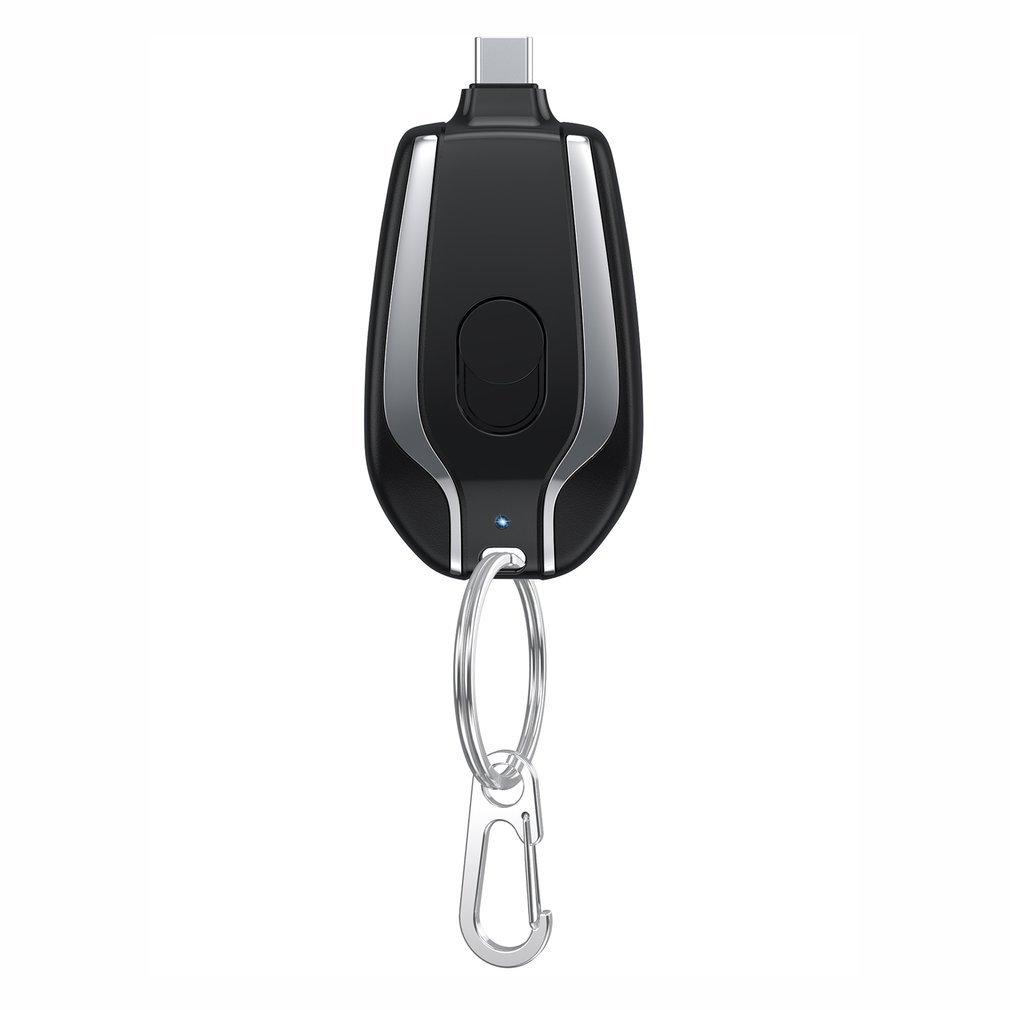 1500mAh Mini Power Emergency Pod Keychain Charger