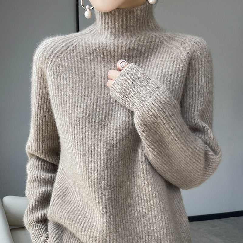 Pure Wool Half Turtleneck Pullover