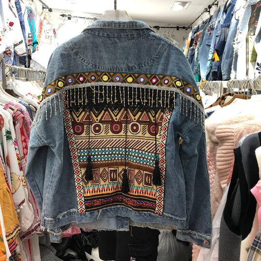 Women's Fashion Long Sleeve Denim Jacket