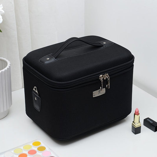 Waterproof Nylon Cosmetics Case Multi-layer Large Capacity