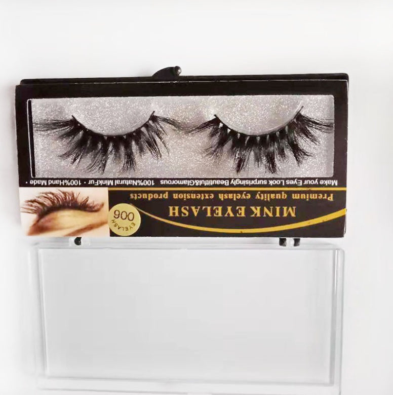 3D mink hair false eyelashes natural thick