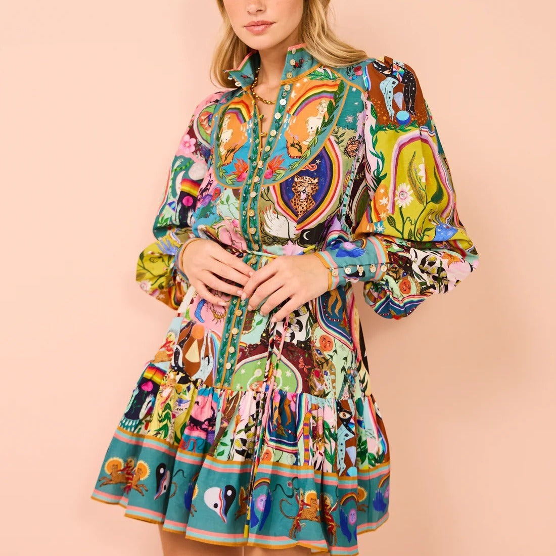 Casual  Printing Temperament Wild Dress