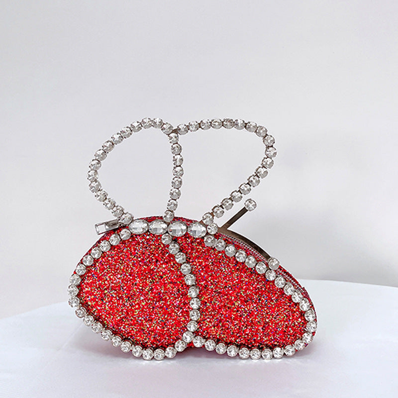 Butterfly Handbag Rhinestone