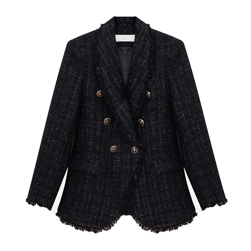 Short Tweed Women's Suit Jacket