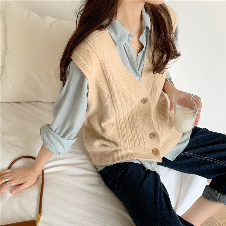 Women Vest Sweaters