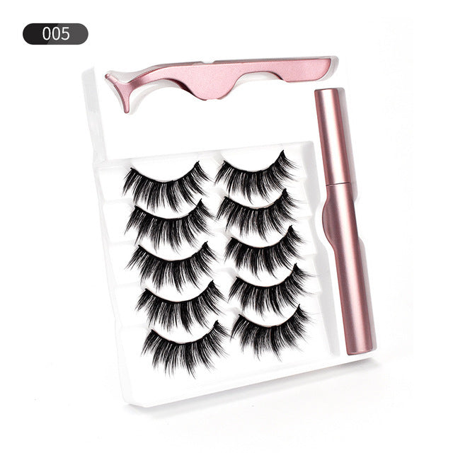 Magnetic eyeliner false eyelashes