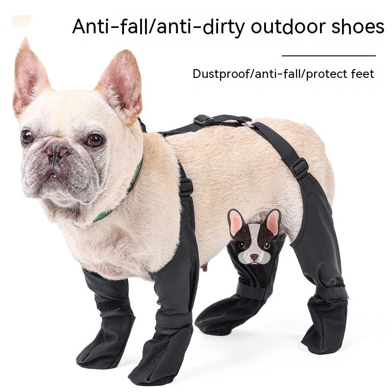 Waterproof Dog Shoes Adjustable Dog Boots Pet Breathbale Shoes