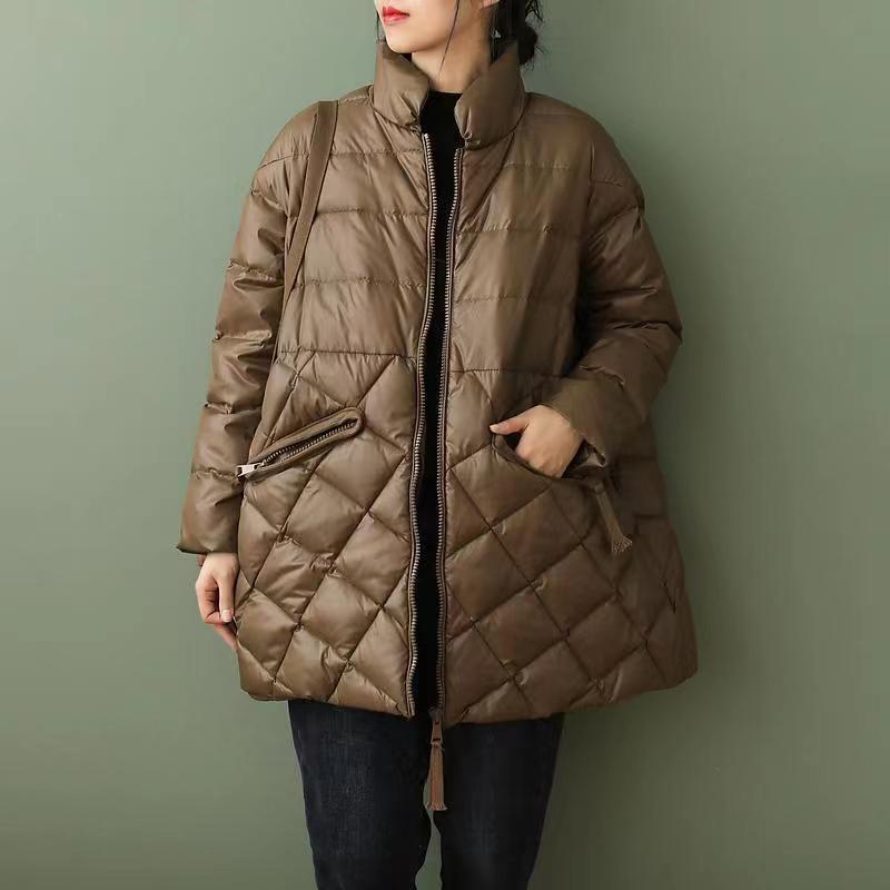 Casual Mid-length  Cotton-padded Jacket