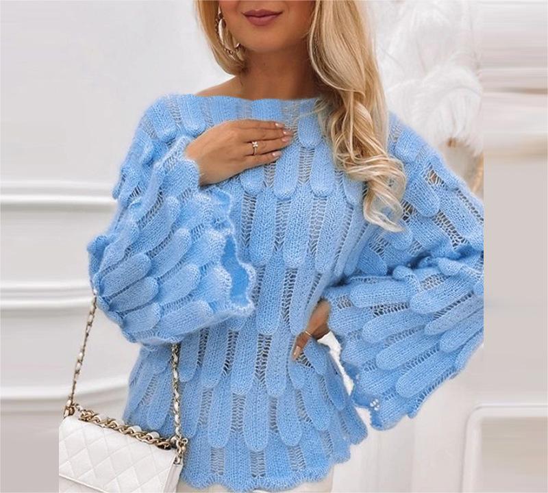 Autumn And Winter Elegant Texture Knitted Sweaters