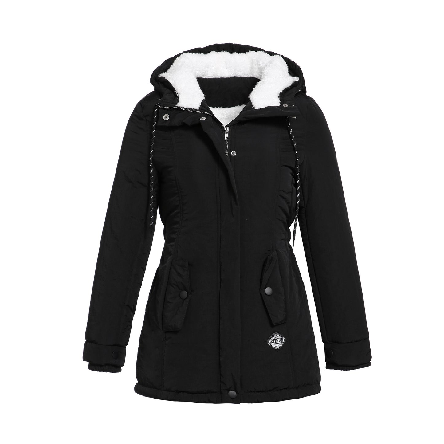 Plus velvet padded cotton jacket