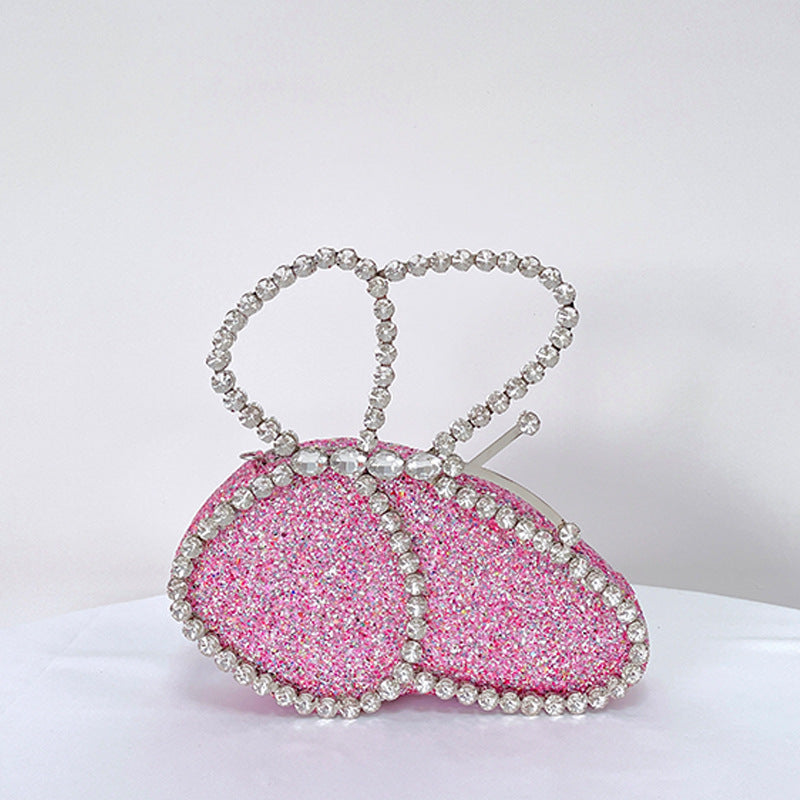 Butterfly Handbag Rhinestone