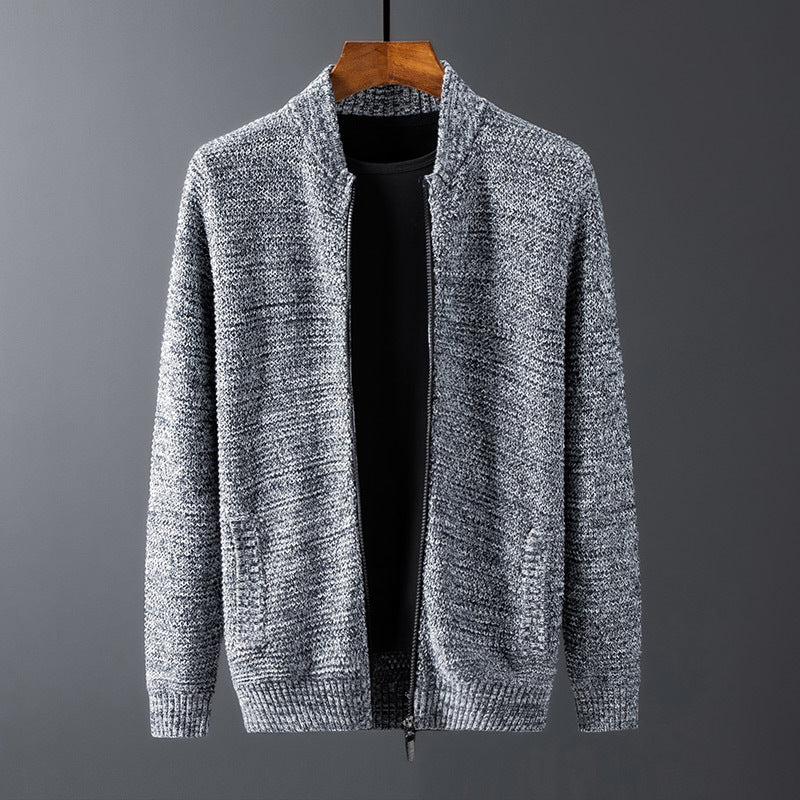 Men's Cardigan Sweater Pure Cotton Slim Trend