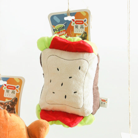 Will Call Cooked Food To Relieve Boredom Artifact Pets Bite-resistant Plush Toys