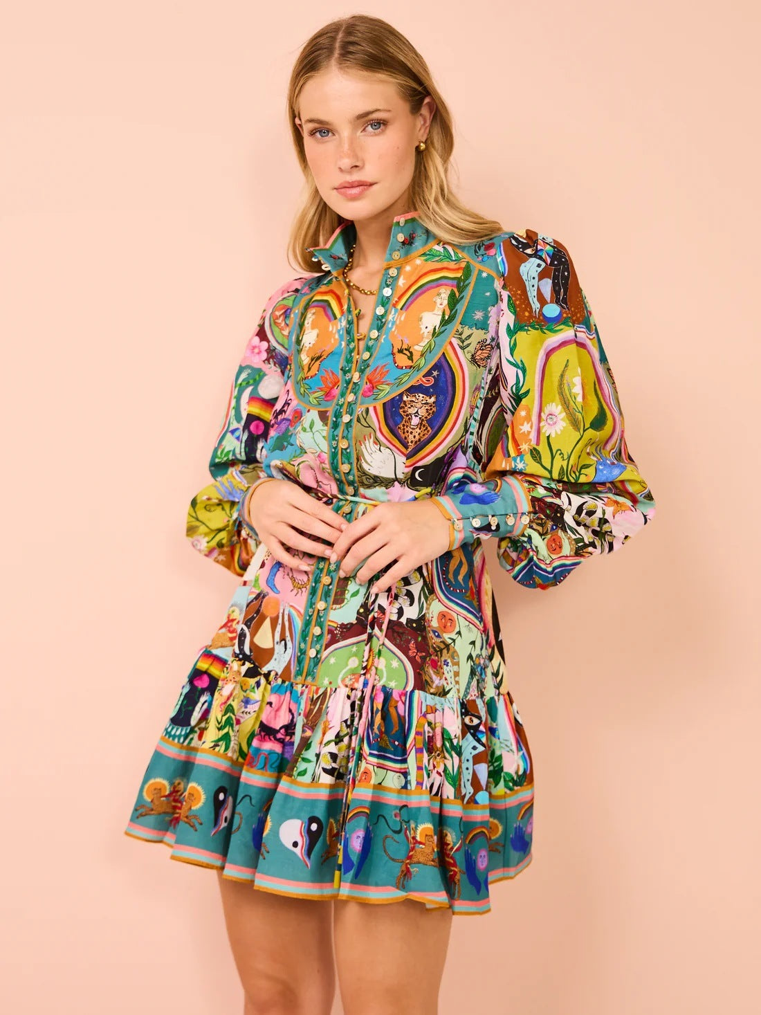 Casual  Printing Temperament Wild Dress